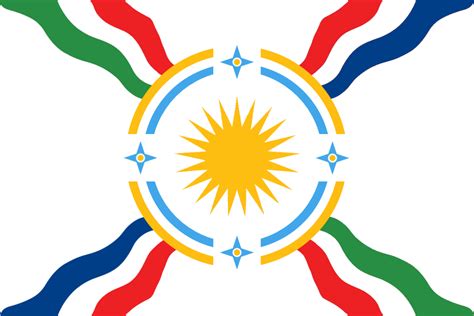 assyrian kurdish flag